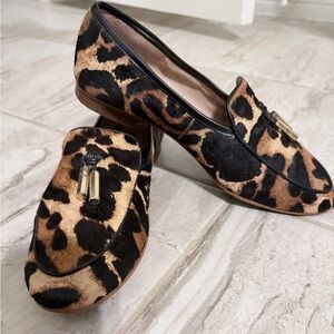 Louise et Cie Leopard Print Loafers // Sz 8
